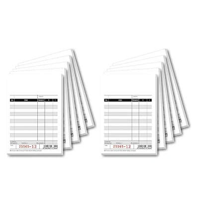 Obrázek SIGEL KC620/10 blok s doplňkovým listem, 10 x 16,5 cm, kusů á 2 50 listů, průběžným číslováním na originálu a kopírování, z recyklovaného papíru