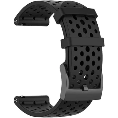 Obrázek Pásek pro Suunto 7/9 / 9Baro D5 Spartan Fossil Nate/Q Silikon černý