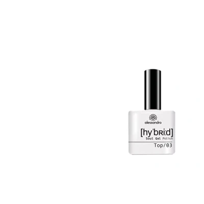 Obrázek Alessandro Hybrid lak Top Coat vrchní v pouhých 3 krocích perfektní nehty bez LED až 10 dnů!