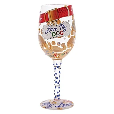 Obrázek Lolita Sklo Love My Dog Wine