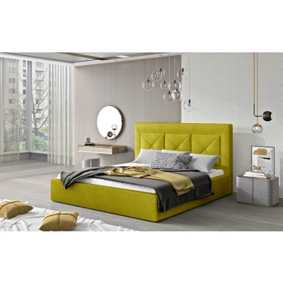 Obrázek Postel Cloe 160x200 kovový rám/ plynový zvedák/ box na lůžkoviny Materiál / Dekor: Omega 68