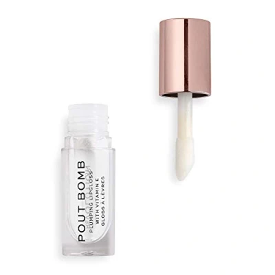 Obrázek Makeup Revolution Pout Bomb Plumping Gloss Glaze Clear