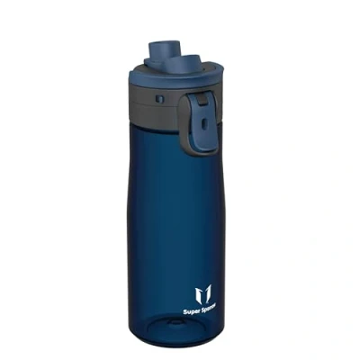 Obrázek Super Sparrow láhev na pití tritanová vodu 750 ml bez BPA ideální sportovní jedním kliknutím rychlý tok láhve TouchGulp Lehká, udržitelná