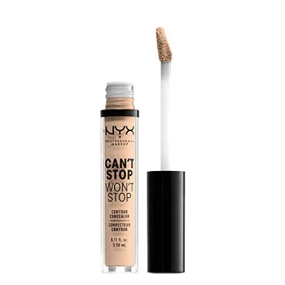 Obrázek NYX Professional Makeup Can&#039;t Stop Won&#039;t Contour Concealer wasserfester flüssiger Abdeckstift, Kaschieren &amp; Highlighten, 3, 5 ml, Vanilla 06