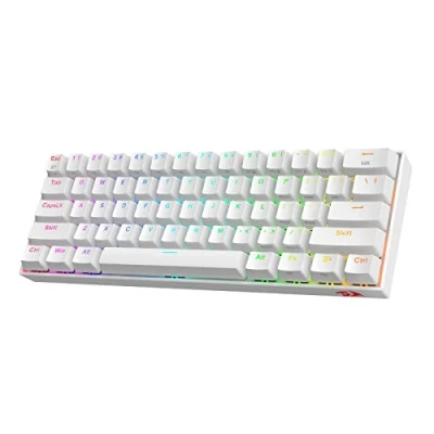 Obrázek Redragon K530 Pro 60% bezdrátová mechanická RGB klávesnice, Bluetooth/2,4 GHz / kabelové připojení, 3 režimy, 61 tlačítek, kompaktní herní 100% patice Hot Swap, free Mod Mounted PCB a