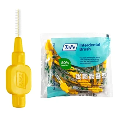Obrázek TePe Originální mezizubní kartáčky 0,7 mm žluté, balení 25 kusů, 0,70 Fine Yellow