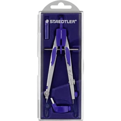 Obrázek Staedtler 553 01 Rychlonastavitelné kružítko s tlačítkovou mechanikou a vřetenem středového pohonu