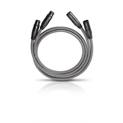Obrázek Oehlbach NF 14 Master x kvalitní audio kabel s konektorem XLR, symetrická konstrukce, SPOFC (postříbřený) 2 75 cm antracit