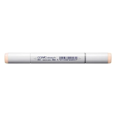 Obrázek COPIC Popisovač Sketch Typ R 01, růžová vanilka, profesionální zvýrazňovač štětců, se super hrotem na chleba a špičkou pro střední pečení