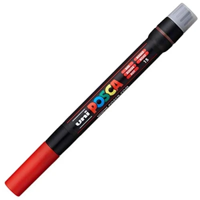 Obrázek uni ball Popisovač POSCA (181621) se špičkou, červený