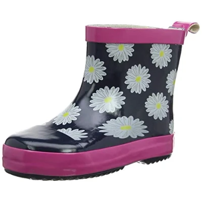 Obrázek Playshoes Halbschaft Margeriten Holínky pro děti, Velikost: 26, Marine/pink boty