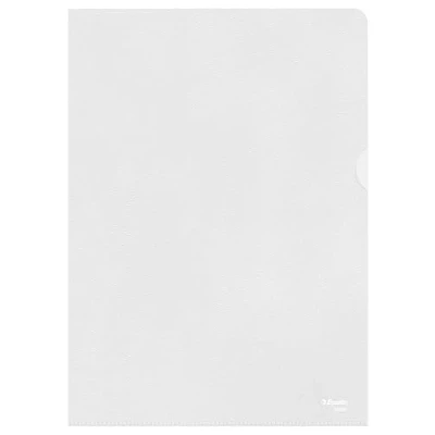Obrázek Esselte Sada průhledných obalů Standard Plus, 100 kusů, formát A4, bezbarvý s matným povrchem, 0,115 mm PP fólie, 54832, 3 x 1 g