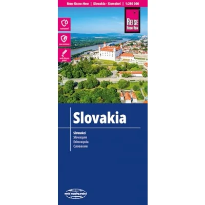 Obrázek Reise Know How Landkarte Slowakei / Slovakia (1:280.000): reiß und wasserfest (world mapping project)