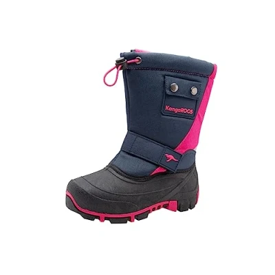 Obrázek Kangaroos BEAN II Zimní obuv Dark navy/daisy pink pro děti, Velikost: 39, boty
