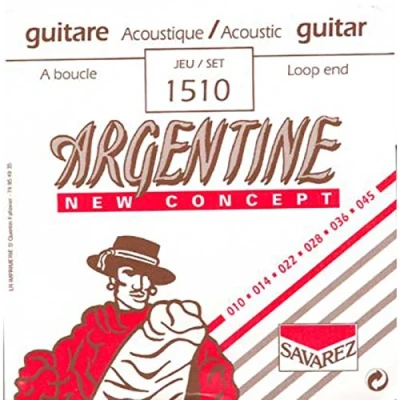 Obrázek Savarez 1510 Loop End Argentine Guitar Strings 010/045, extra lehké se smyčkou