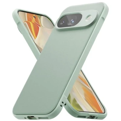 Obrázek Ringke Onyx Case kompatibilní s Google Pixel 9, pevné uchopení protiskluzové, štíhlé, odolné proti otiskům prstů, robustní TPU nárazuvzdorné pouzdro na mobil poškrábání mátové