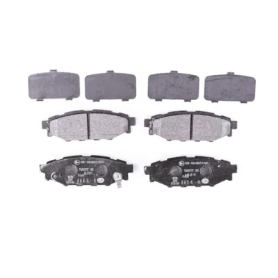 Obrázek HELLA PAGID brzdové destičky vpředu, vzadu s akustickým varováním opotřebení čtyři v sadě T1543 pro mj. SCION / SUBARU TOYOTA 8DB 355 012 261