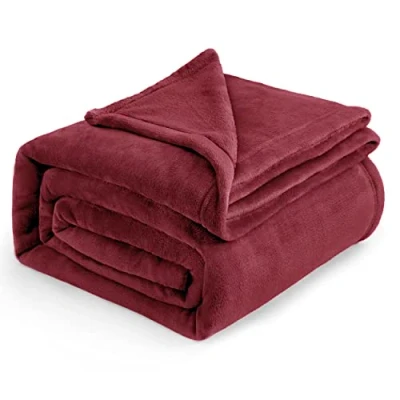 Obrázek BEDSURE hebká deka, flaušová deka do bytu, teplá zima, měkká, na pohovku XXL, gauč, blanket, přikrývka, velká, bytu a hebkosti 230 x 270 cm, přehoz