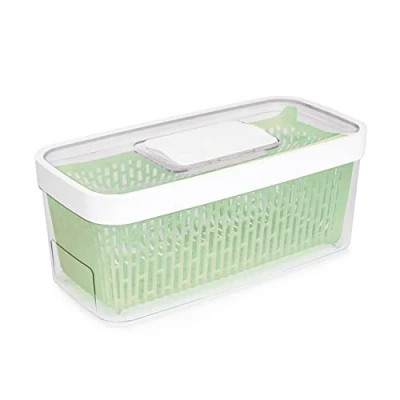 Obrázek OXO Good Grips Greensaver box na uchovávání čerstvých potravin s víkem a větráním, velký 4,7 l