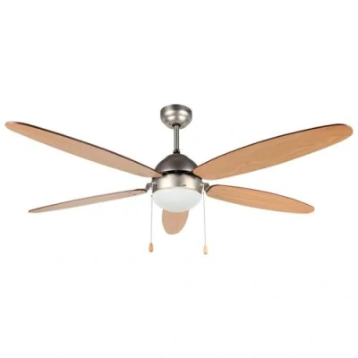 Obrázek Orbegozo CT 48132 Deckenventilator mit Lampe, fünf Blätter, Durchmesser 132 cm, 60 W und drei Stufen, Braun