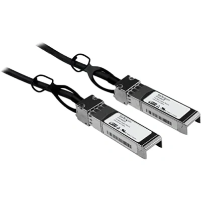 Obrázek Startech Cisco kompatibilní SFP + Twinax Kabel 10 Gigabit síťový kabel, černá