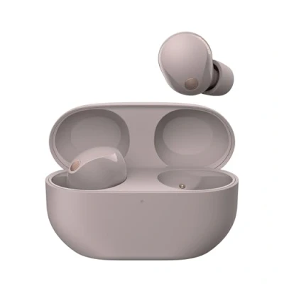 Obrázek Sony Bezdrátová sluchátka WF 1000XM5, Bluetooth, do uší, mikrofon, výdrž baterie až 24 hodin, funkce rychlého nabíjení, IPX4, kompatibilní s iOS a Android růžová