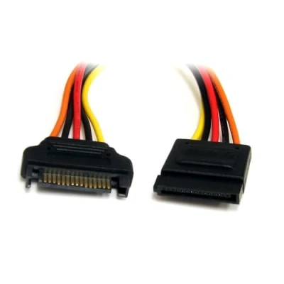 Obrázek StarTech.com SATA prodloužení 30 cm, S ATA 15 Pin proudu konektor / zdířka, interní Serial