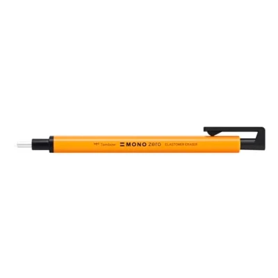 Obrázek Tombow Präzisionsradierer MONO zero neon orange, nachfüllbar, pvc frei, latexfrei, runde Spitze, Durchmesser 2,3 mm [EH KUR56]