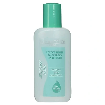Obrázek Maybelline Jade odstraňovač laku na nehty bez acetonu, ošetřující, Express Nails, 125 ml