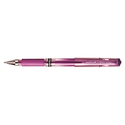 Obrázek uni ball 146830 Gelové pero Signo UM 153, broad, 1,0 mm, růžová metalická, 1 kus