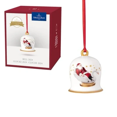 Obrázek Villeroy &amp; Boch Annual Christmas Edition Roční Zvonek 2024 pestrý, Vánoce, ozdoby na stromek, dekorace vánoční dekorace, sběratelský kousek, prémiový porcelán, plast
