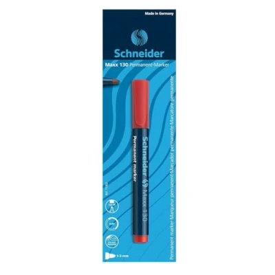 Obrázek Schneider Maxx 130 permanentní značkovač (tloušťka části: 1 3 mm, doplňovací) ks blistr červený