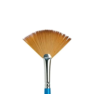 Obrázek Winsor &amp; Newton 5308006 Cotman Aquarell Syntetický štětec na vlasy série 888 vějířový štětec, dlouhá rukojeť s vynikající pružností při nošení barev a bodovou přesností č. 6 65 mm