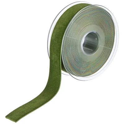 Obrázek Berisfords Samtband, Moos, Länge 5 m, Breite 22 mm