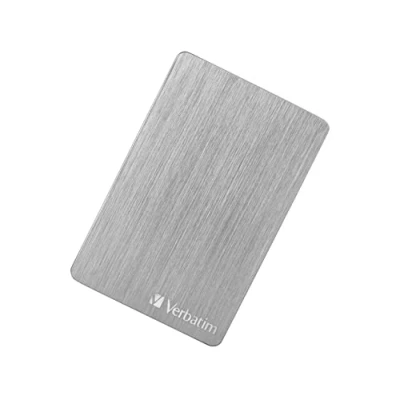 Obrázek Verbatim Store &#039;n&#039; Go ALU Slim, 1 TB, stříbrný, externí pevný disk, USB 3.2 GEN 1, disk z hliníku, pro Windows a Mac OS X, přenosný