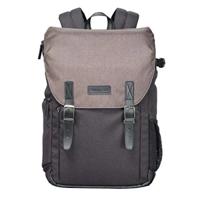Obrázek Cullmann 91731 Bristol Daypack 600+, hnědý, batoh na fotoaparát Vintage s přihrádkou tablet, 280x230x150mm, Hnědá,