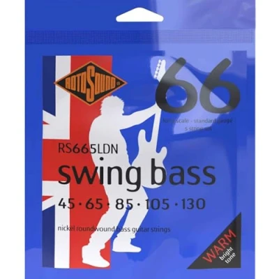 Obrázek Rotos Ound Nikl struny pro E Bass, kulatý drát, Základní tloušťka 45 65 80 105 130