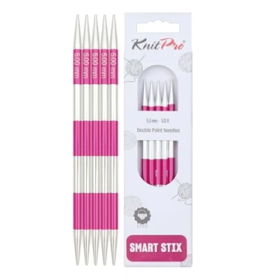 Obrázek KnitPro K42011 pletací jehlice, kov, tříděné, 14 cm x 5 mm, kusů