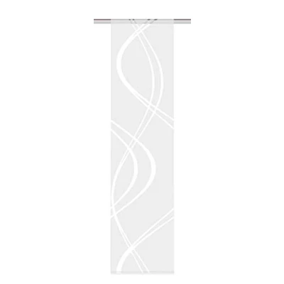 Obrázek Home fashion TIBERIO Schiebewand, Stoff Weiß, 245 x 60 cm