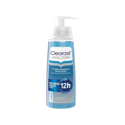 Obrázek Clearasil Čisticí gel na póry čisticí proti pupínkům, černým tečkám a nečistotám pro čistší pokožku obličeji 1 x 200 ml