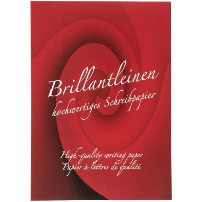 Obrázek Rössler Papier 20201833 brilantní len dopisní blok DIN A4, 50 listů 80 gramů, bílý