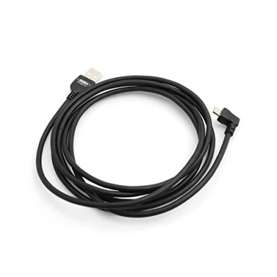 Obrázek System S Micro USB 2. 0 datový kabel, nabíjecí kabel 200 cm 90 stupňů zahnutý pravý úhlový konektor 50927093ve