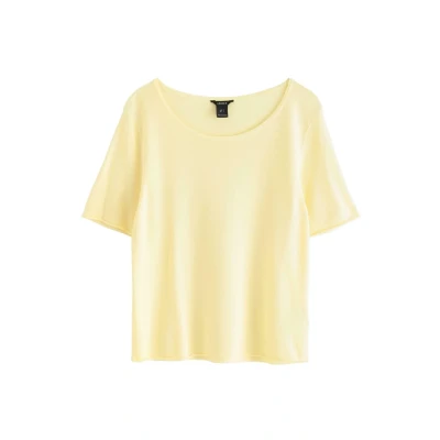 Obrázek Lindex Jednoduché tričko, Ženy, Velikost: 34, Light yellow