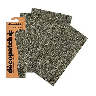 Obrázek Decopatch Papír C469O (černá, bílá, 395 x 298 mm) balení 3 ks