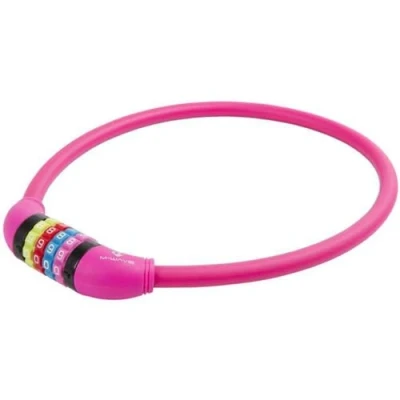 Obrázek M Wave DS 12.6, 5 S Kabelschloss, rosa, One Size