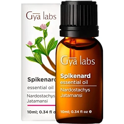 Obrázek Gya Labs Spikenard éterický olej pro difuzor olej, aromaterapie, kůže, svíčky, mýdla teplá, kořeněná a přesto sladká vůně 100% přírodní (10 ml)