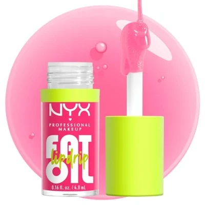 Obrázek Nyx Professional Makeup Hydratační lesk na rty, intenzivní a až 12 hodin péče, se silným aplikátorem vyživujícími oleji, Fat Oil Lip Drip, barva: Missed Call, 1 kus