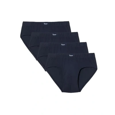 Obrázek abanderado Herren Lote X4 Slip De Algodón Unterkleid, Blau (Marino 0m9), Medium (Herstellergröße: 48) (4er Pack)