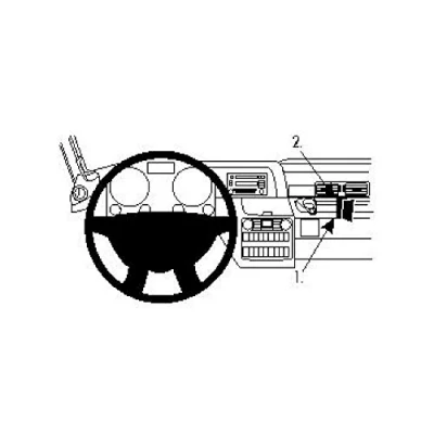 Obrázek Brodit 213457 ProClip pro Man TGS A TGX 08 17/TGL 15 17 Černá