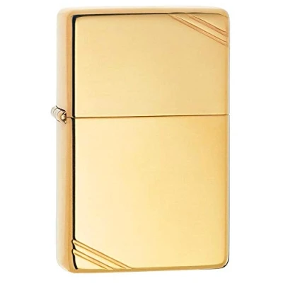 Obrázek Zippo 270 zapalovač 60001168 Vintage Brass High Polished benzínový zapalovač, mosaz, 1 x 3,5 5,5 cm